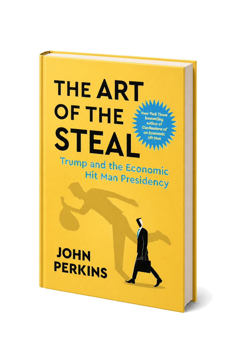 3D rendering of The Art of the Steal book cover